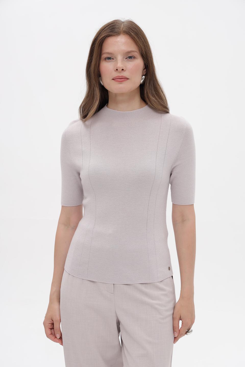 Пуловер Marc Cain светло-серый