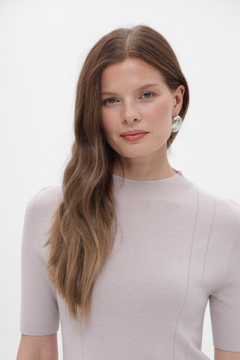 Пуловер Marc Cain светло-серый