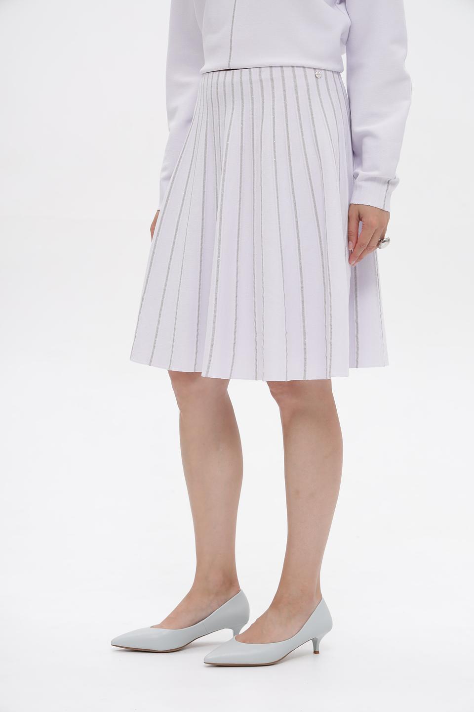 Юбка Marc Cain плиссированная светло-лиловая
