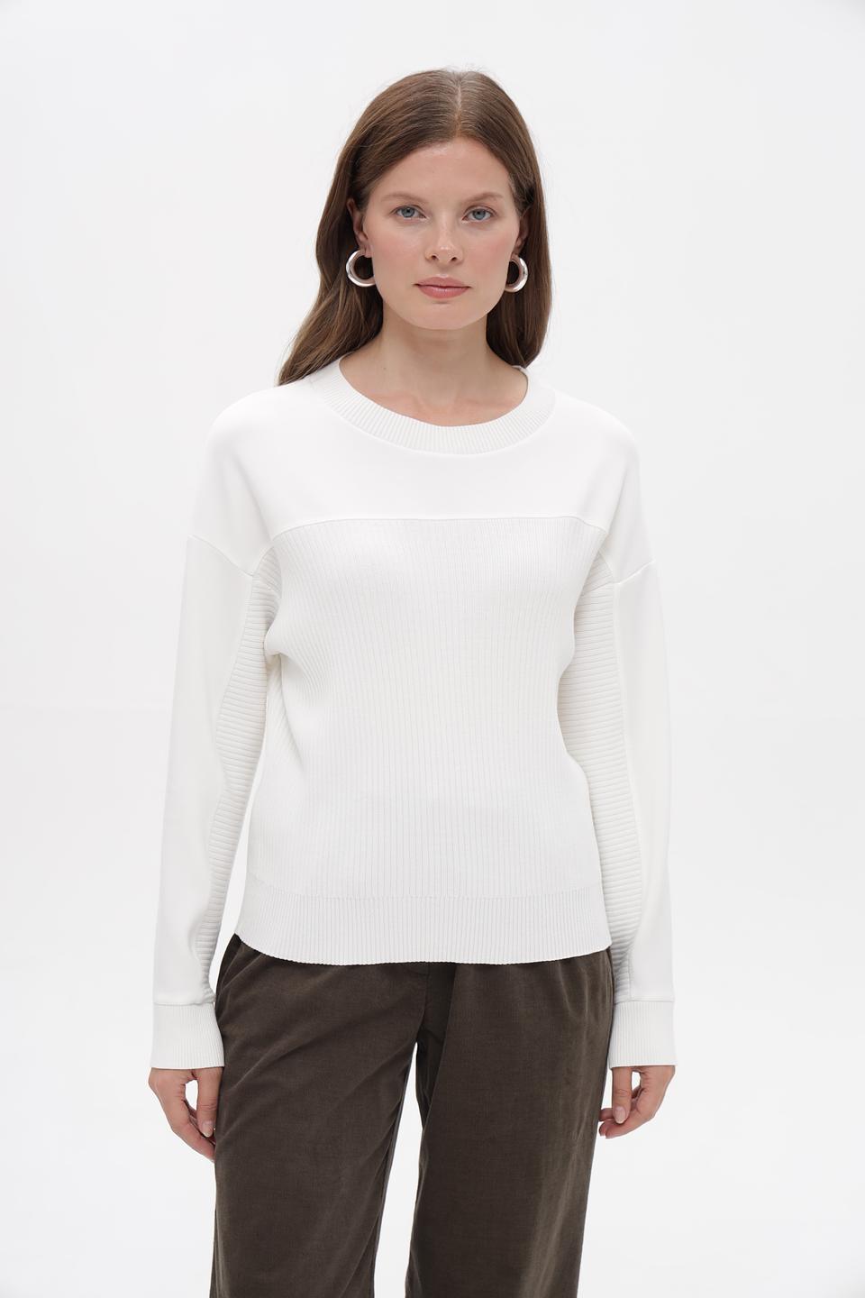 Пуловер Marc Cain с полосками