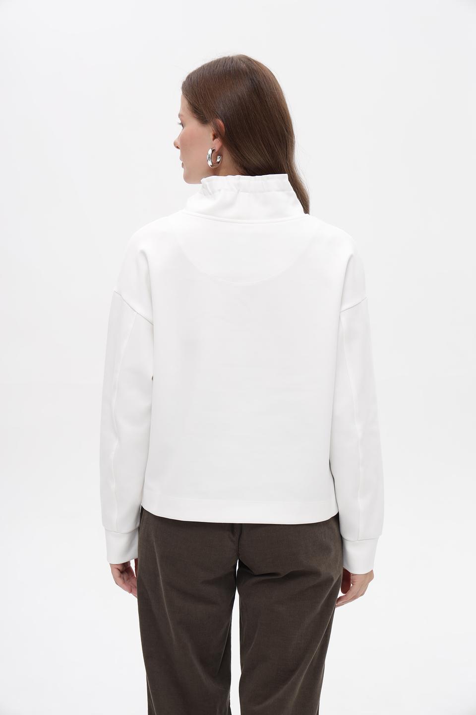 Пуловер Marc Cain с принтом леопарда