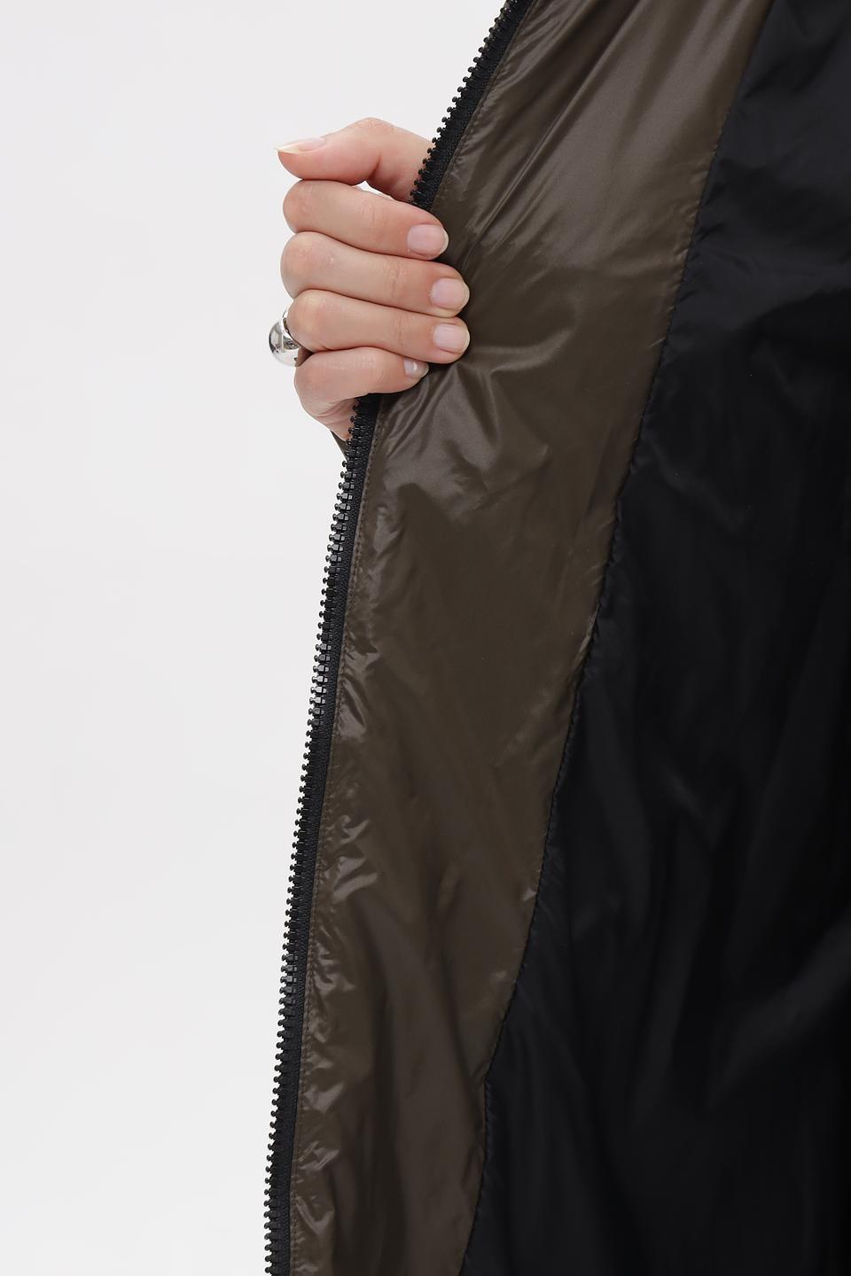 Пальто Marc Cain стеганое хаки