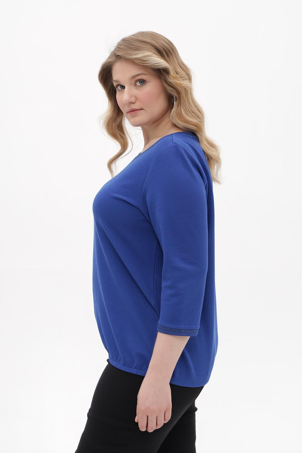 Пуловер Betty Barclay синий с отделкой