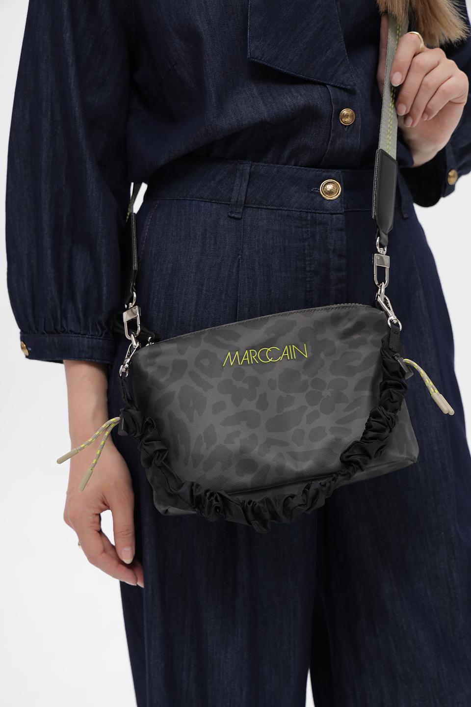 Сумка Marc Cain с леопардовым принтом