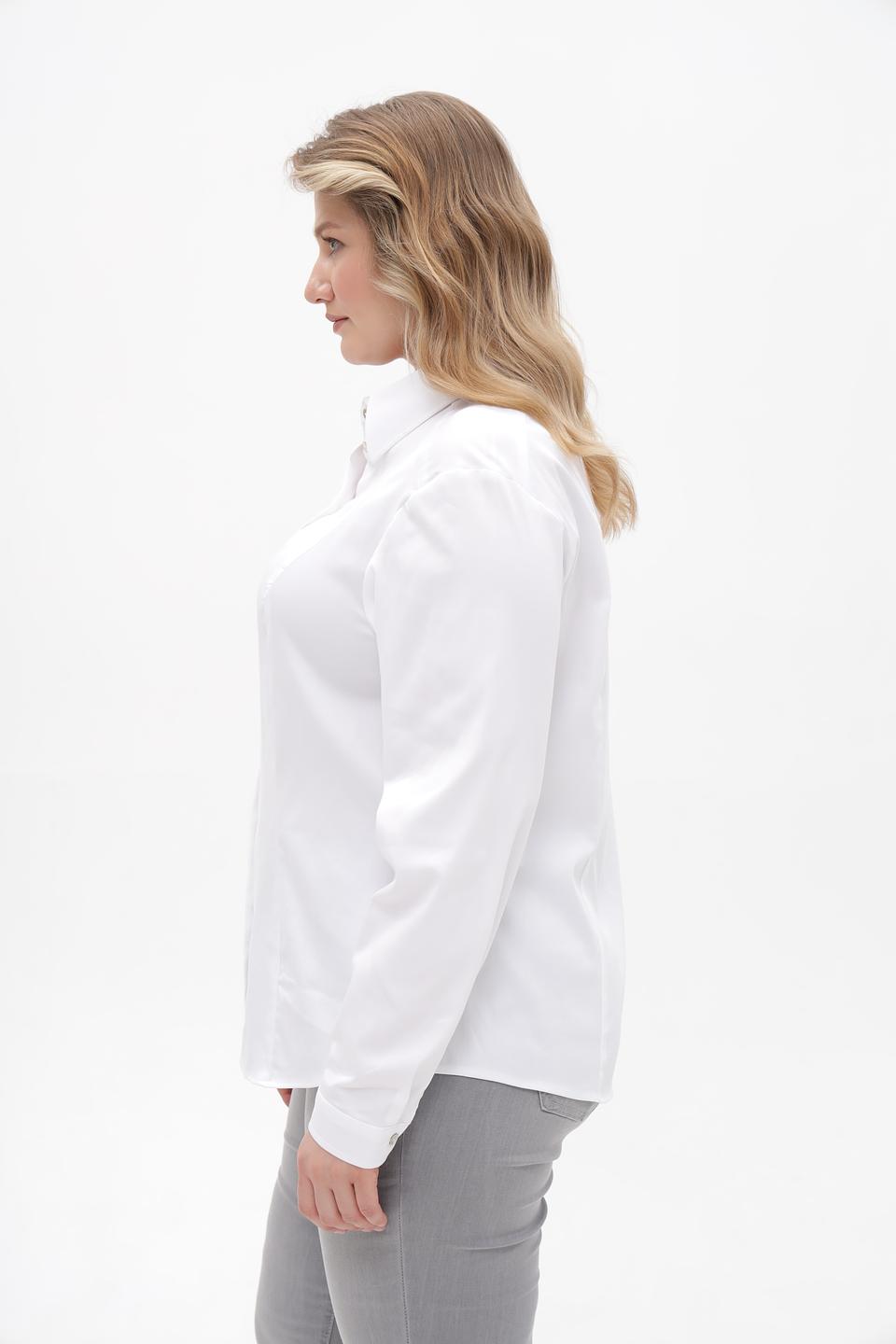 Блуза Bianca приталенная белая