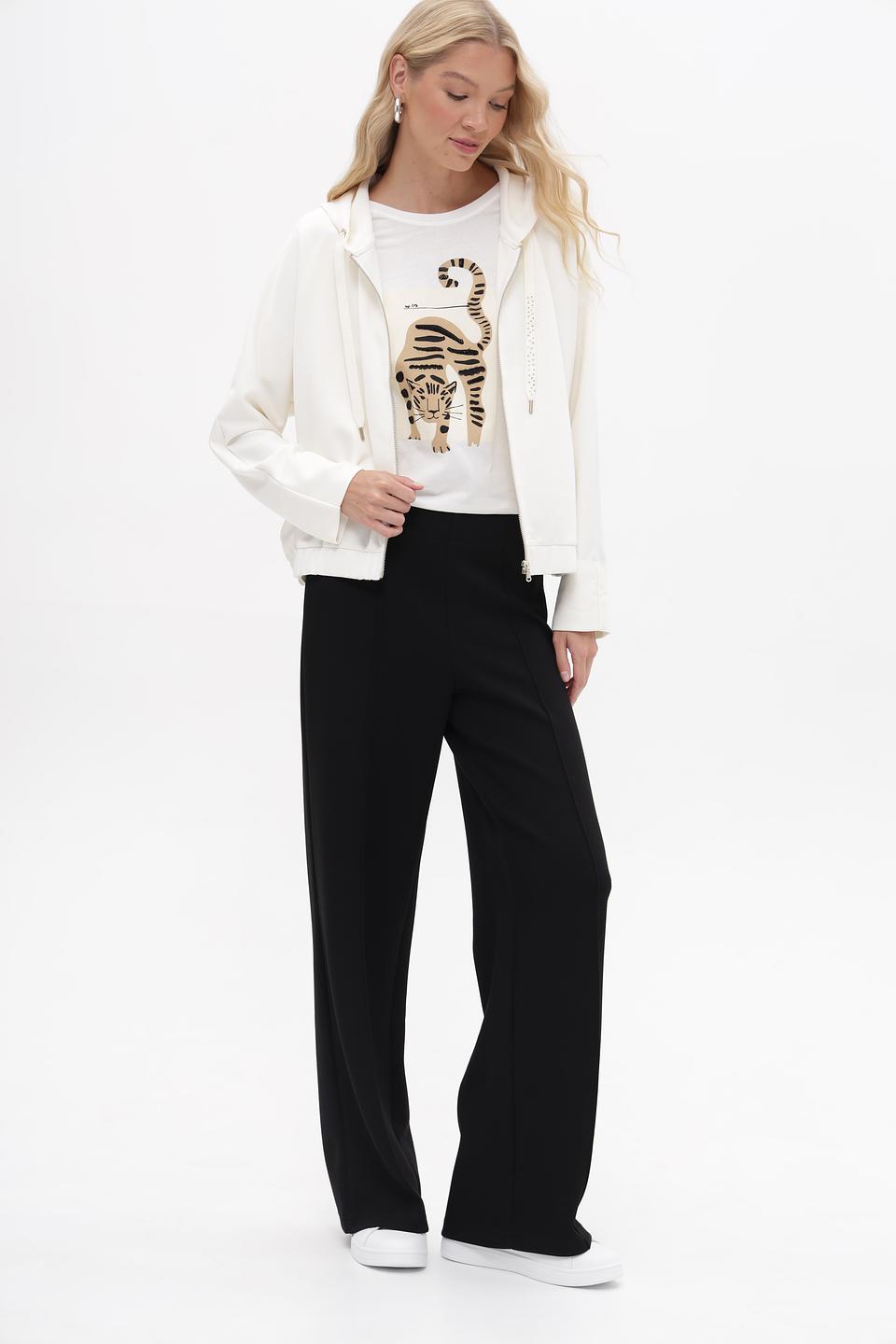 Жакет More and More с капюшоном, белый