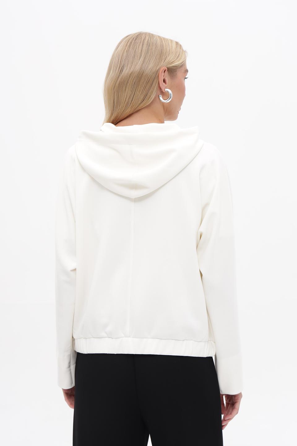 Жакет More and More с капюшоном, белый