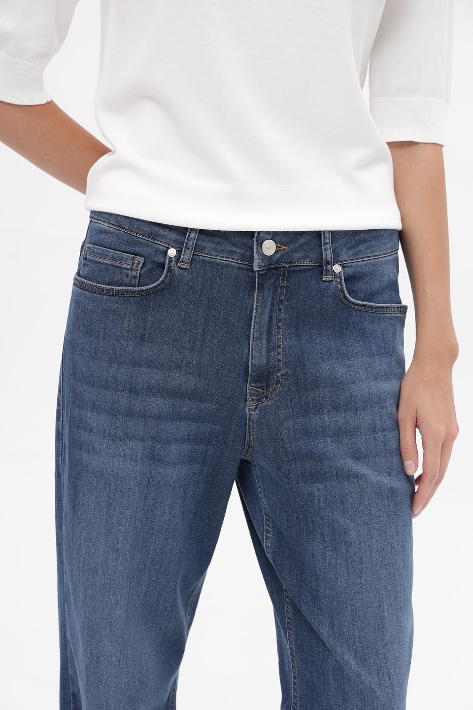 Джинсы MORE and MORE широкого кроя синие