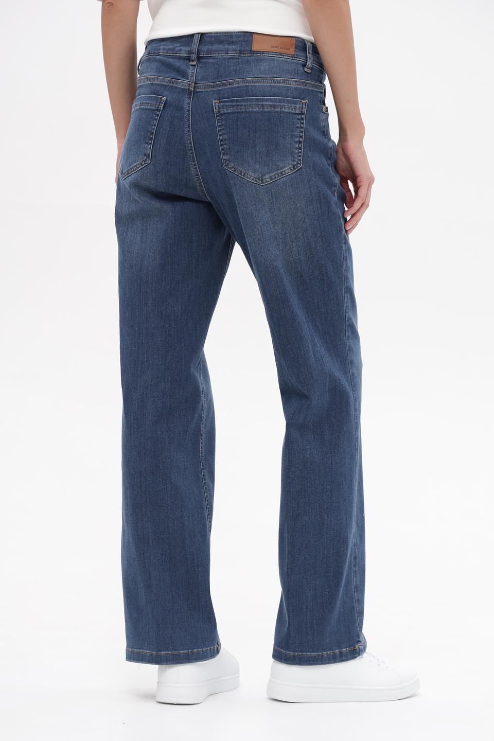 Джинсы MORE and MORE широкого кроя синие