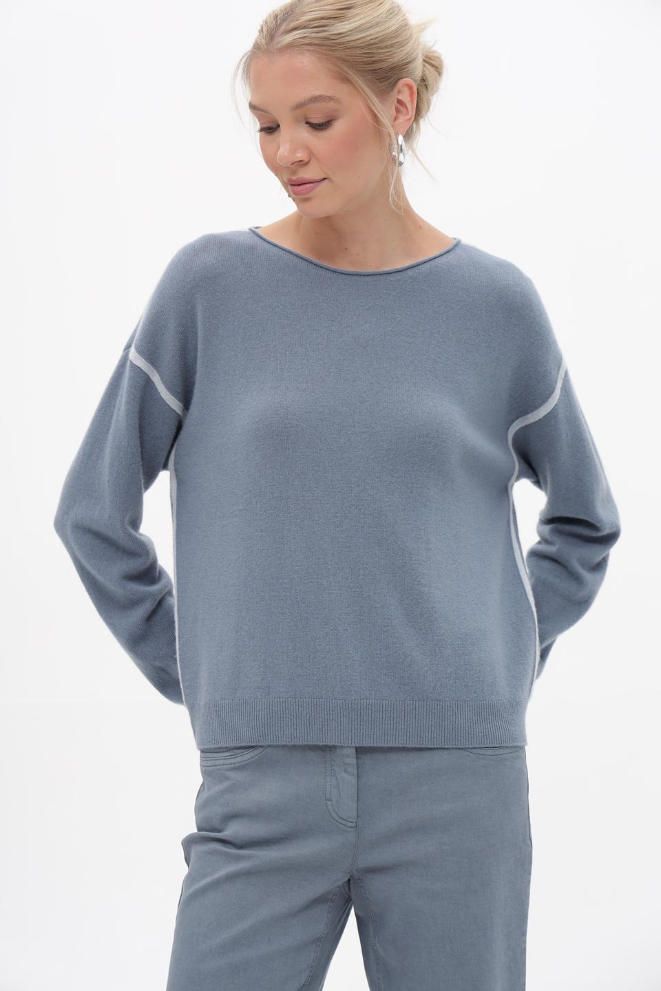 Пуловер Luisa Cerano серый