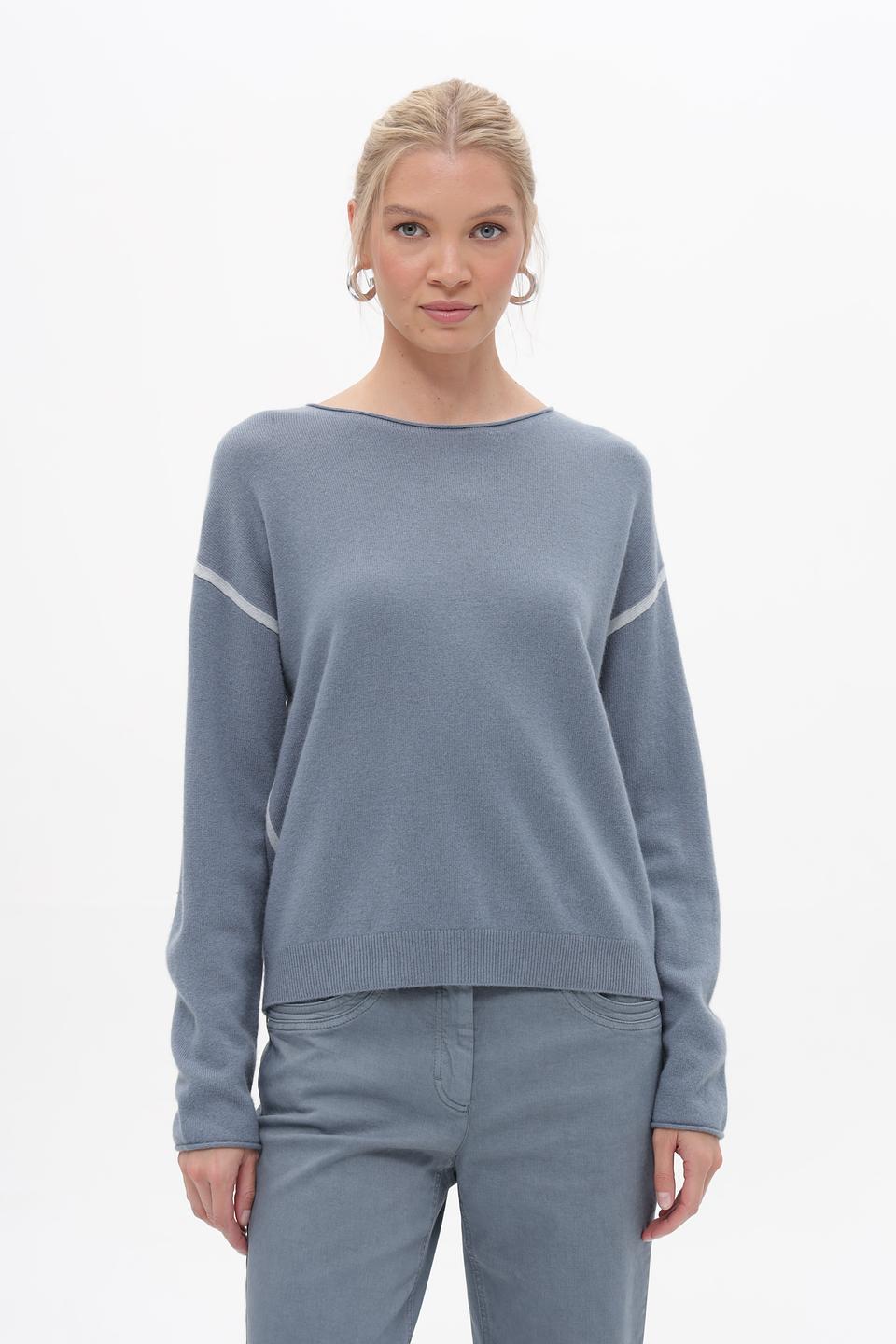 Пуловер Luisa Cerano серый