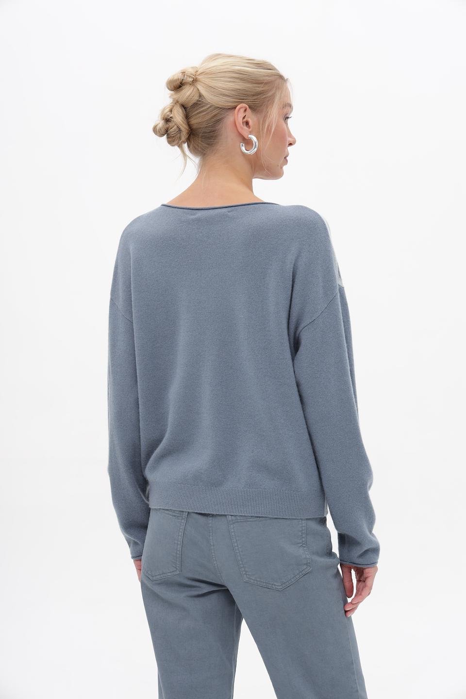 Пуловер Luisa Cerano серый