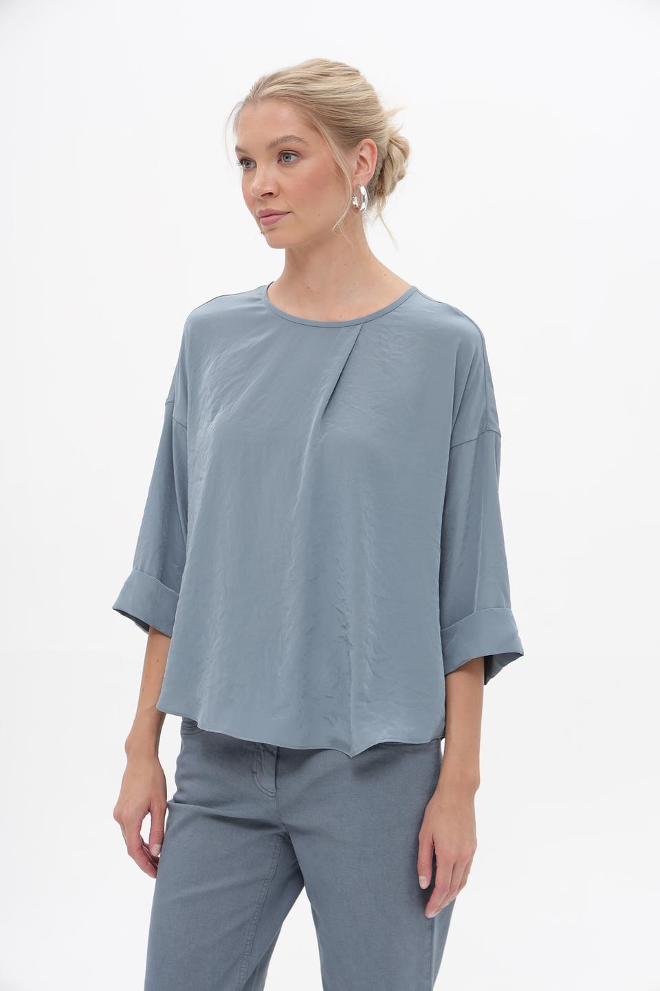 Блузка Luisa Cerano голубая