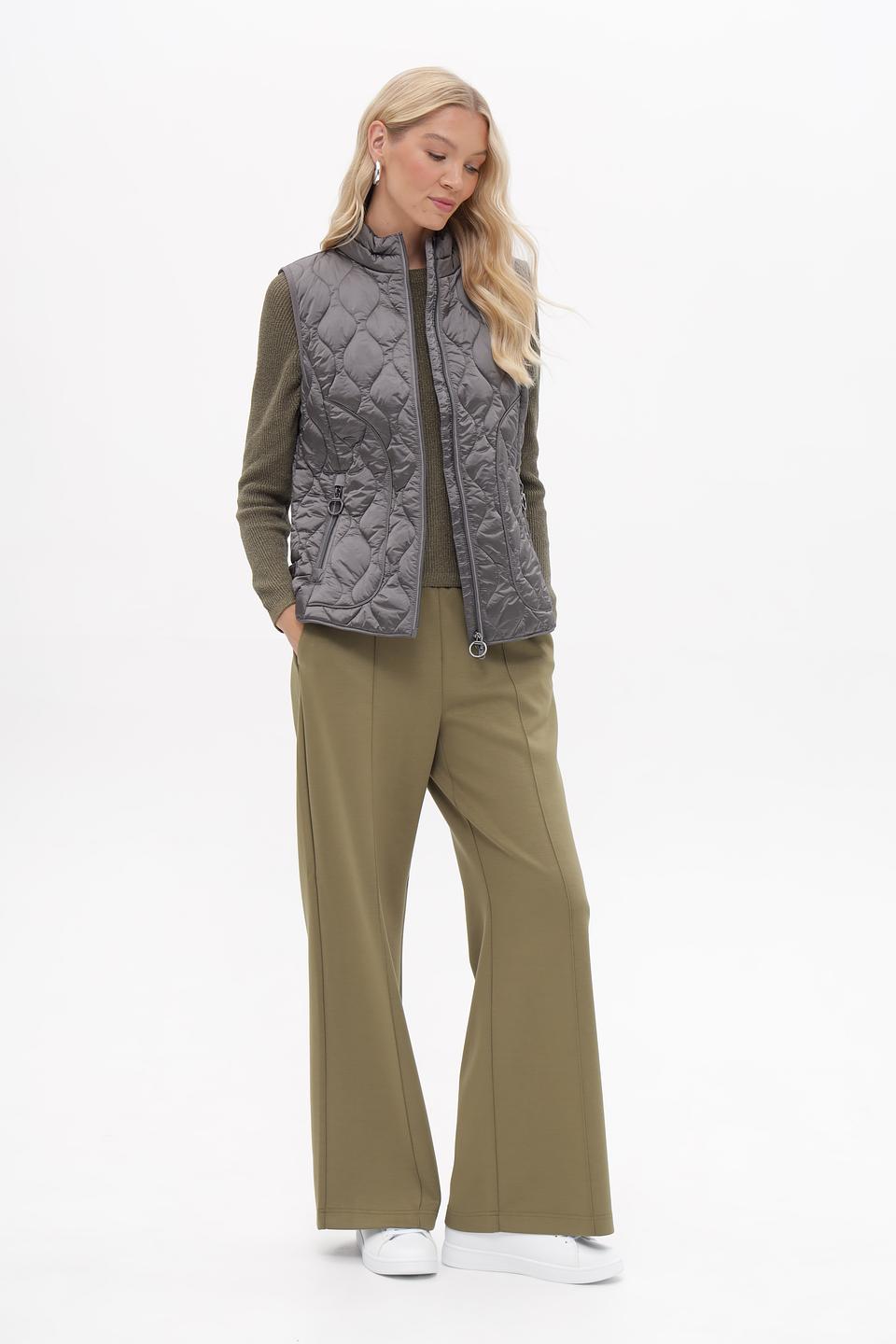 Жилет стеганый Betty Barclay серый