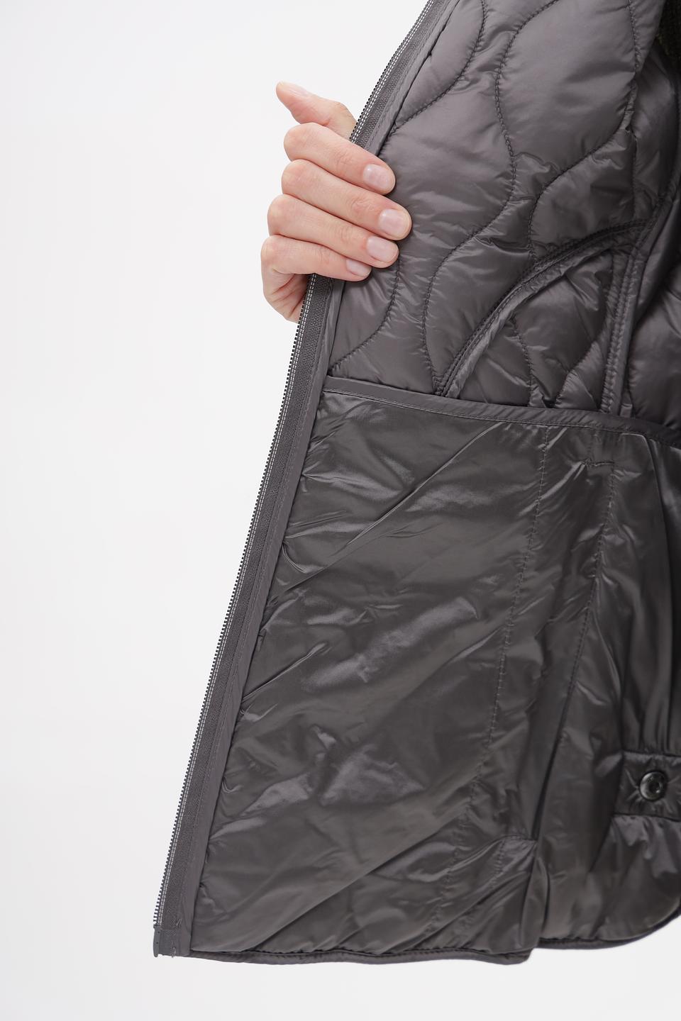 Жилет стеганый Betty Barclay серый