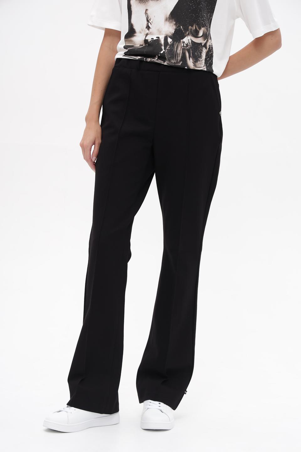 Брюки Ppep клеш черные