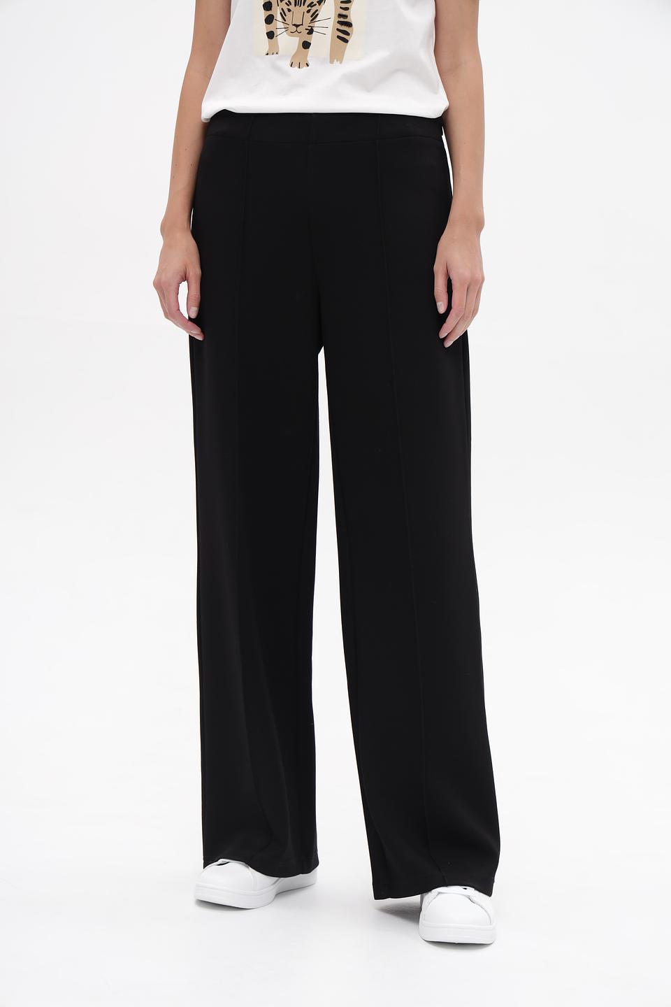 Брюки клёш Oui черные