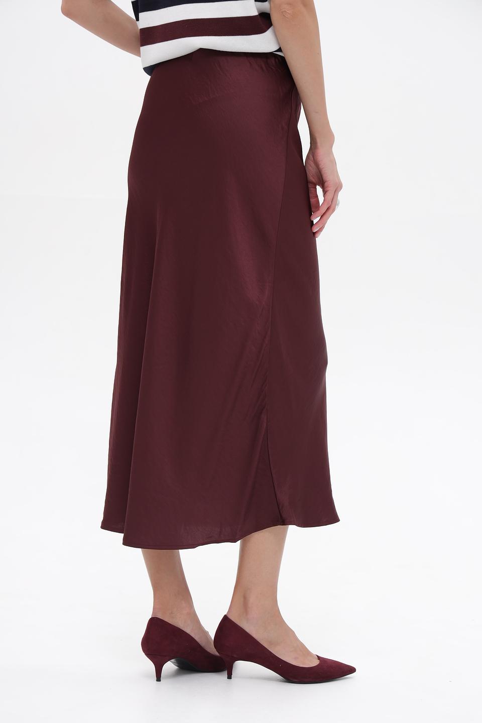 Юбка Steilmann миди бордовая