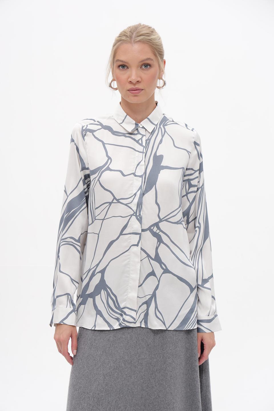 Блузка Bugatti с абстрактным рисунком