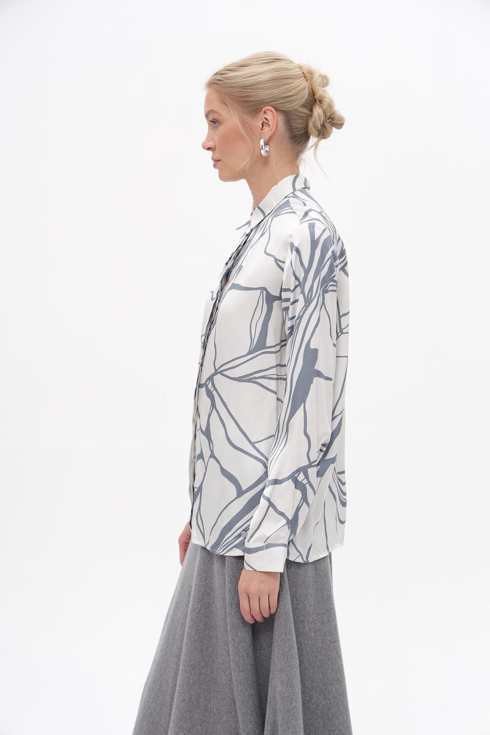 Блузка Bugatti с абстрактным рисунком
