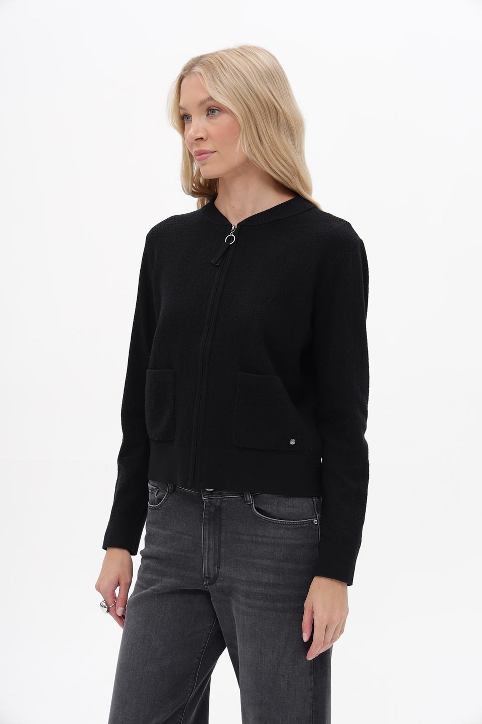 Жакет Betty and Co черный на молнии