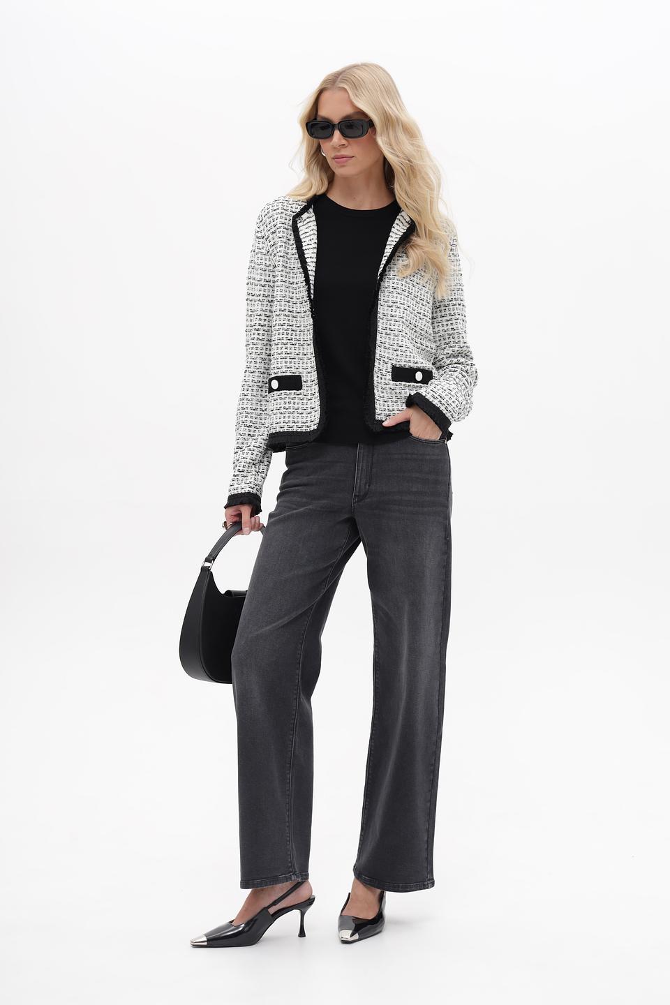 Джинсы Betty and Co серые прямые