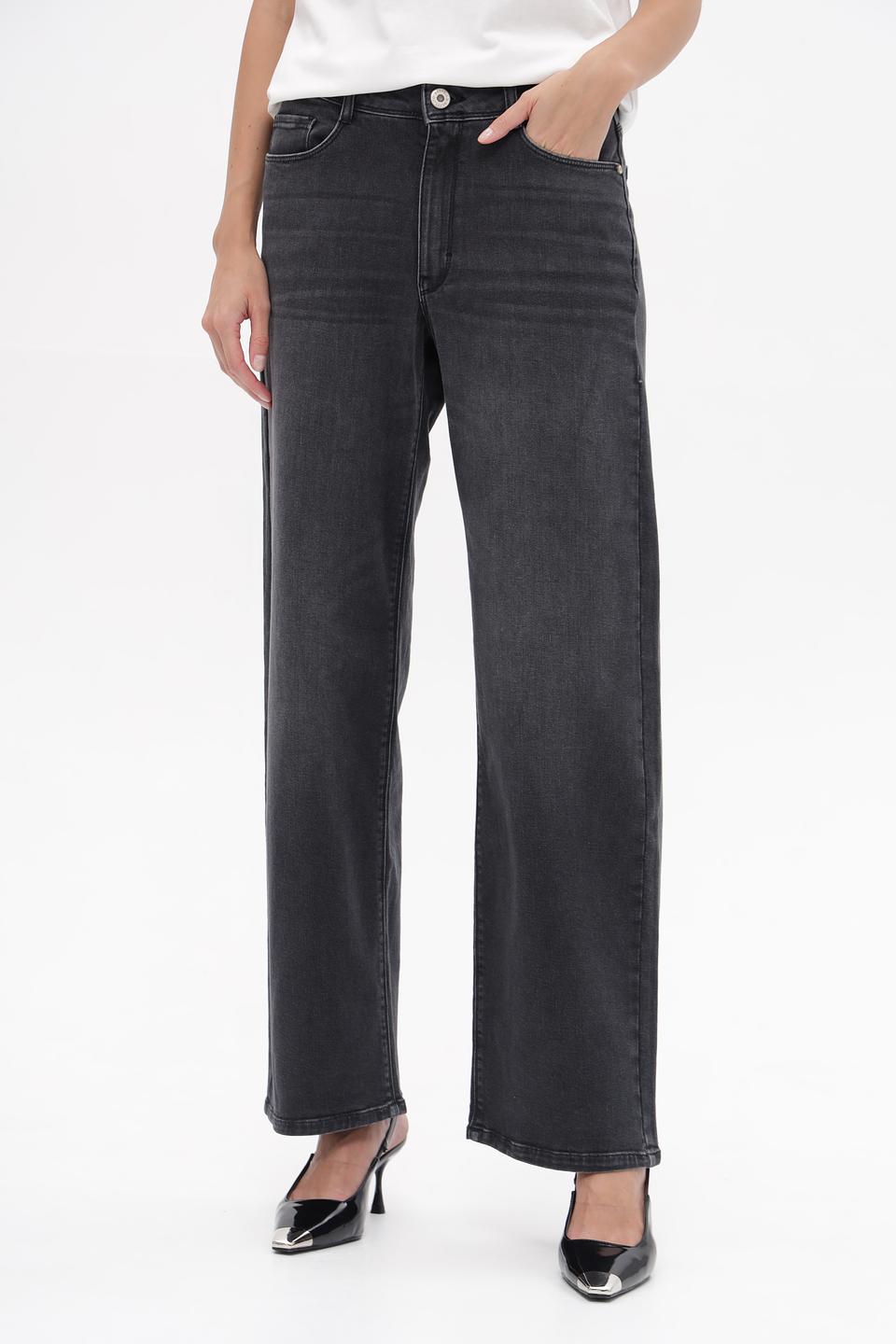 Джинсы Betty and Co серые прямые