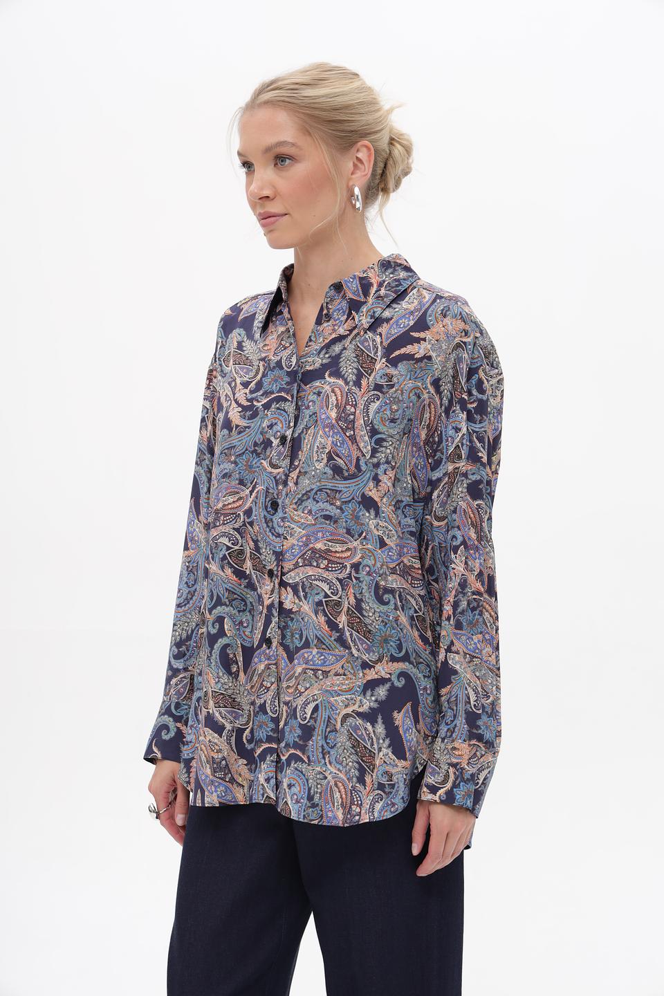 Блуза Marc Aurel с принтом пейсли
