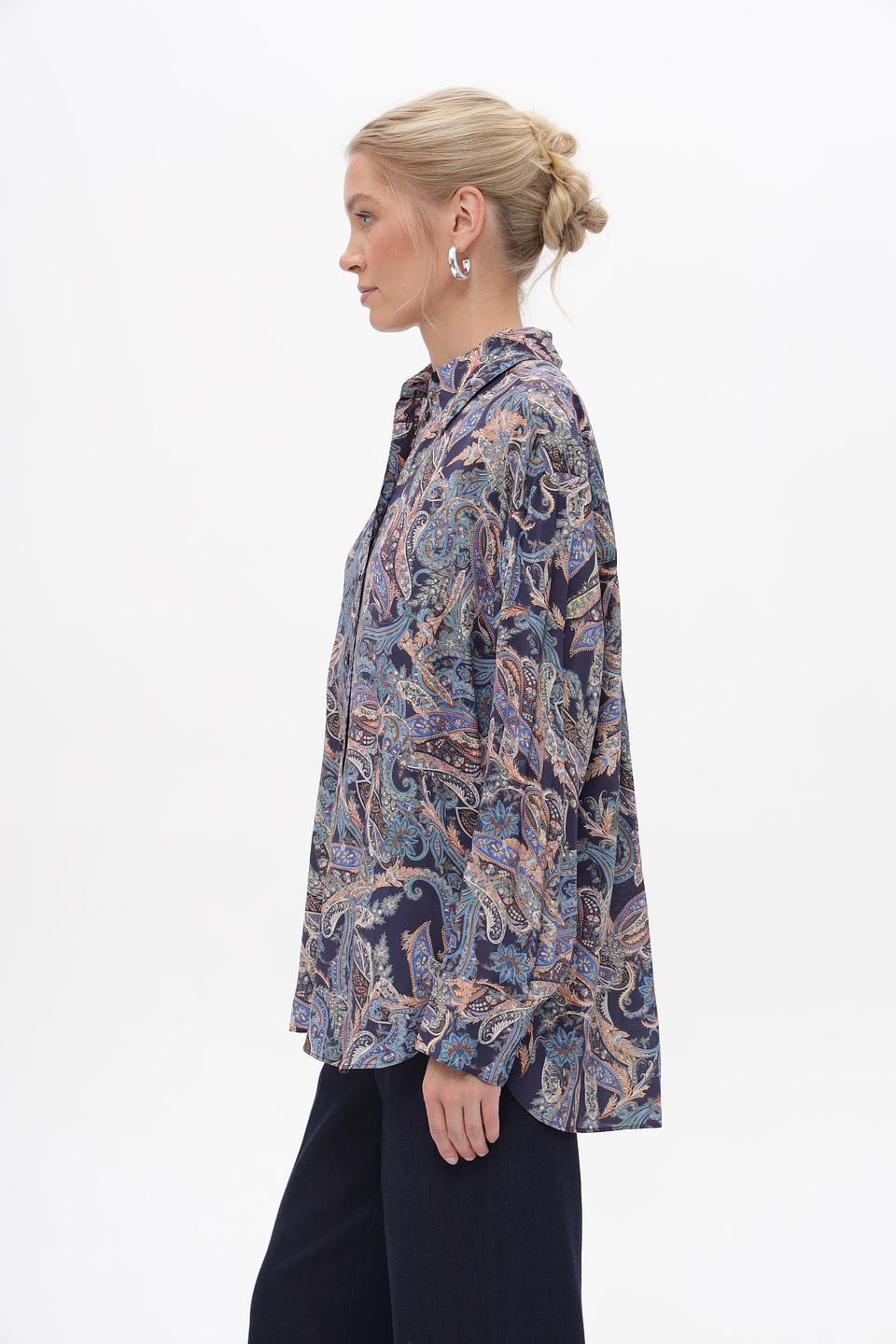 Блуза Marc Aurel с принтом пейсли