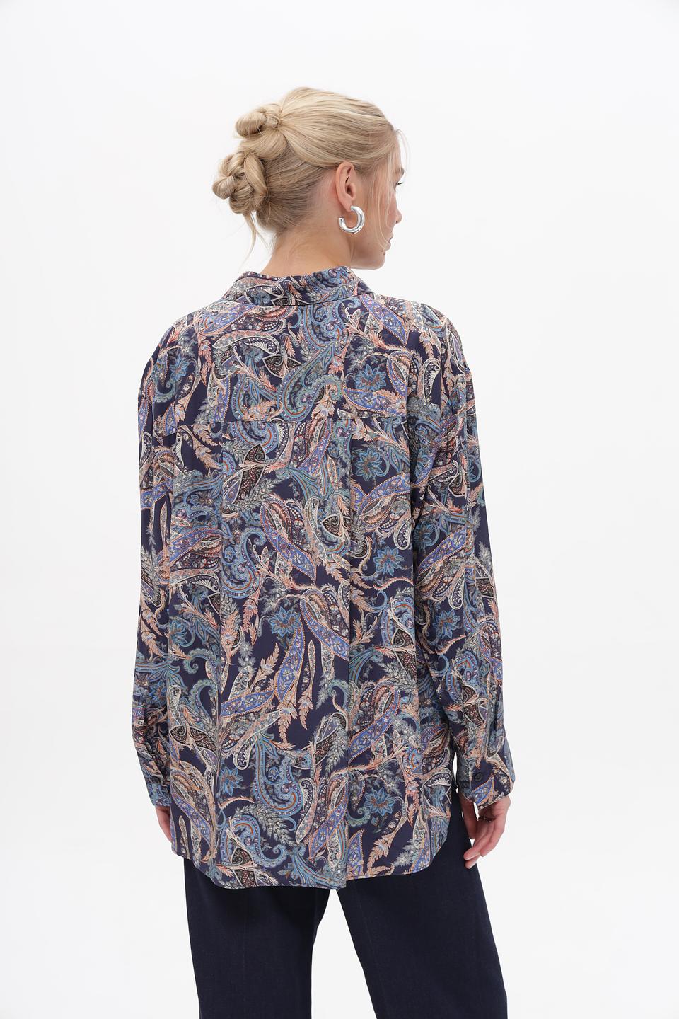 Блуза Marc Aurel с принтом пейсли