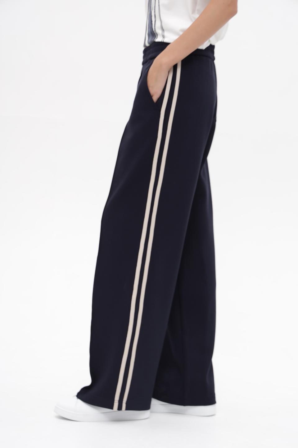 Брюки клёш Oui с полосками