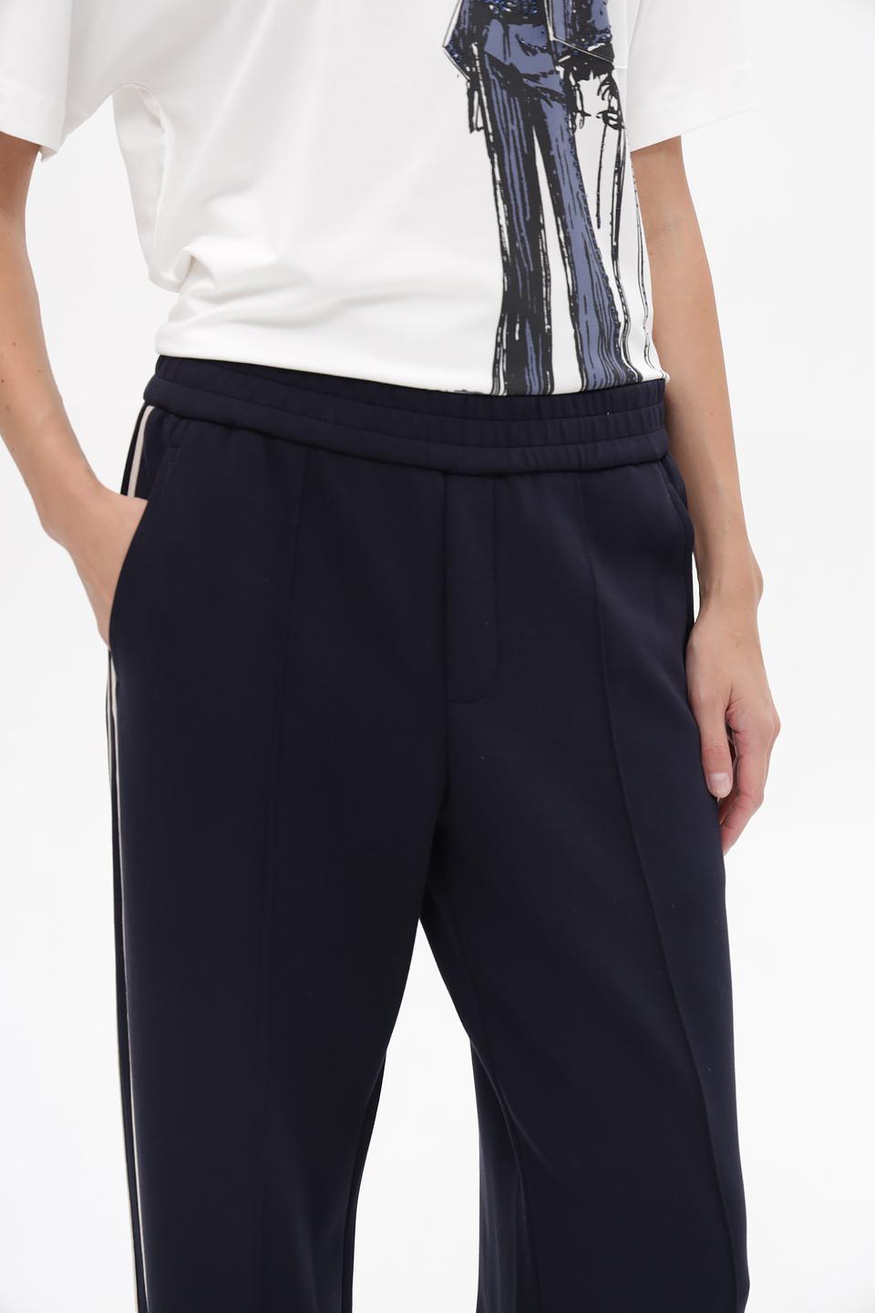 Брюки клёш Oui с полосками