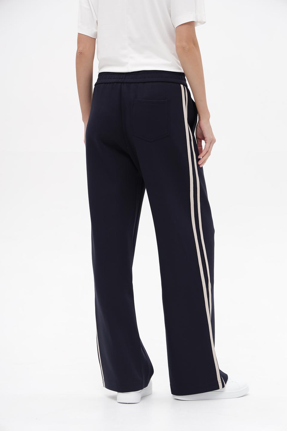 Брюки клёш Oui с полосками