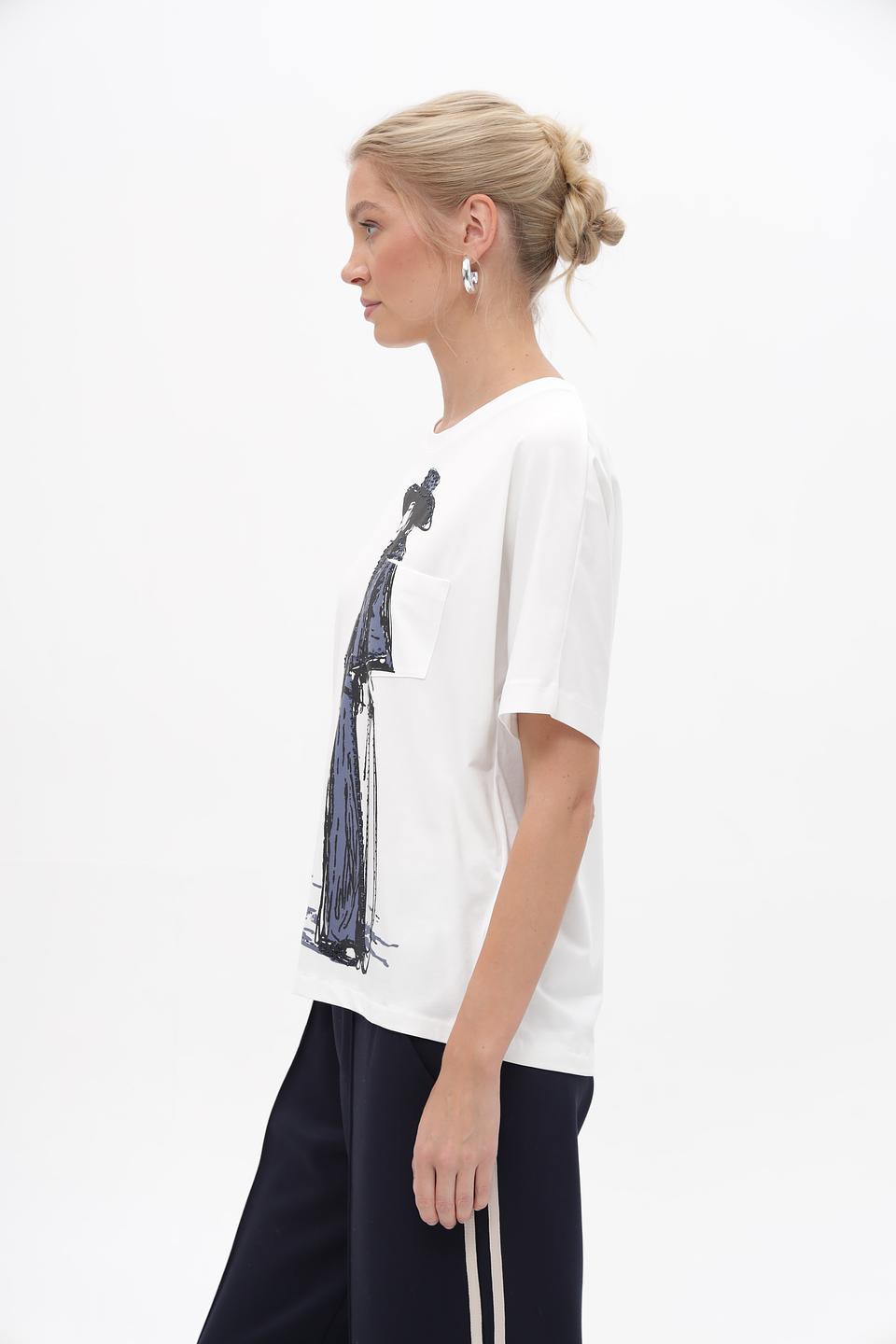 Футболка Oui с принтом