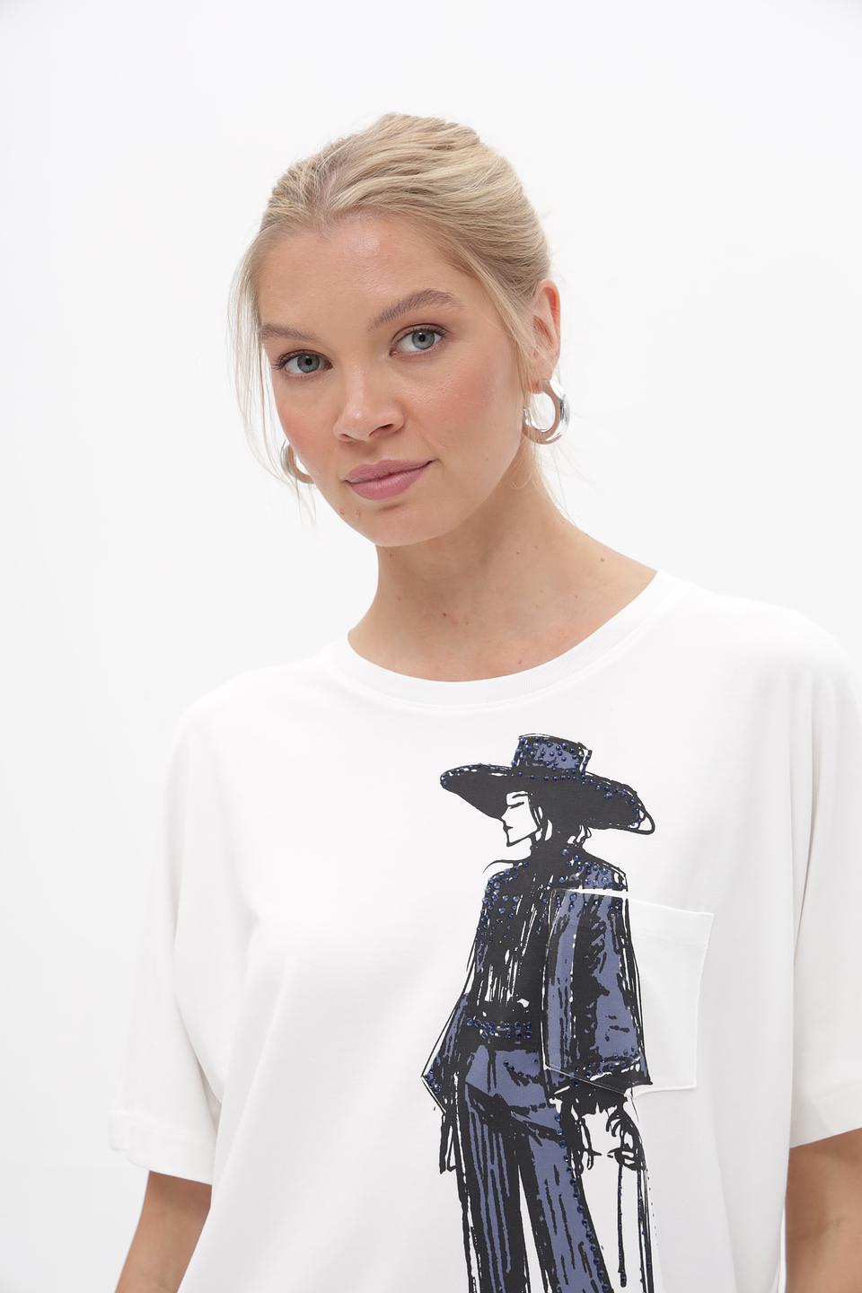 Футболка Oui с принтом