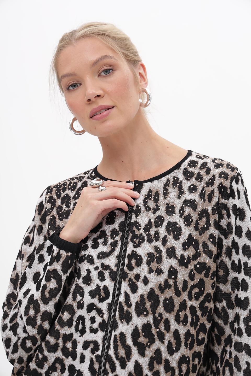 Жакет Monari с леопардовым принтом