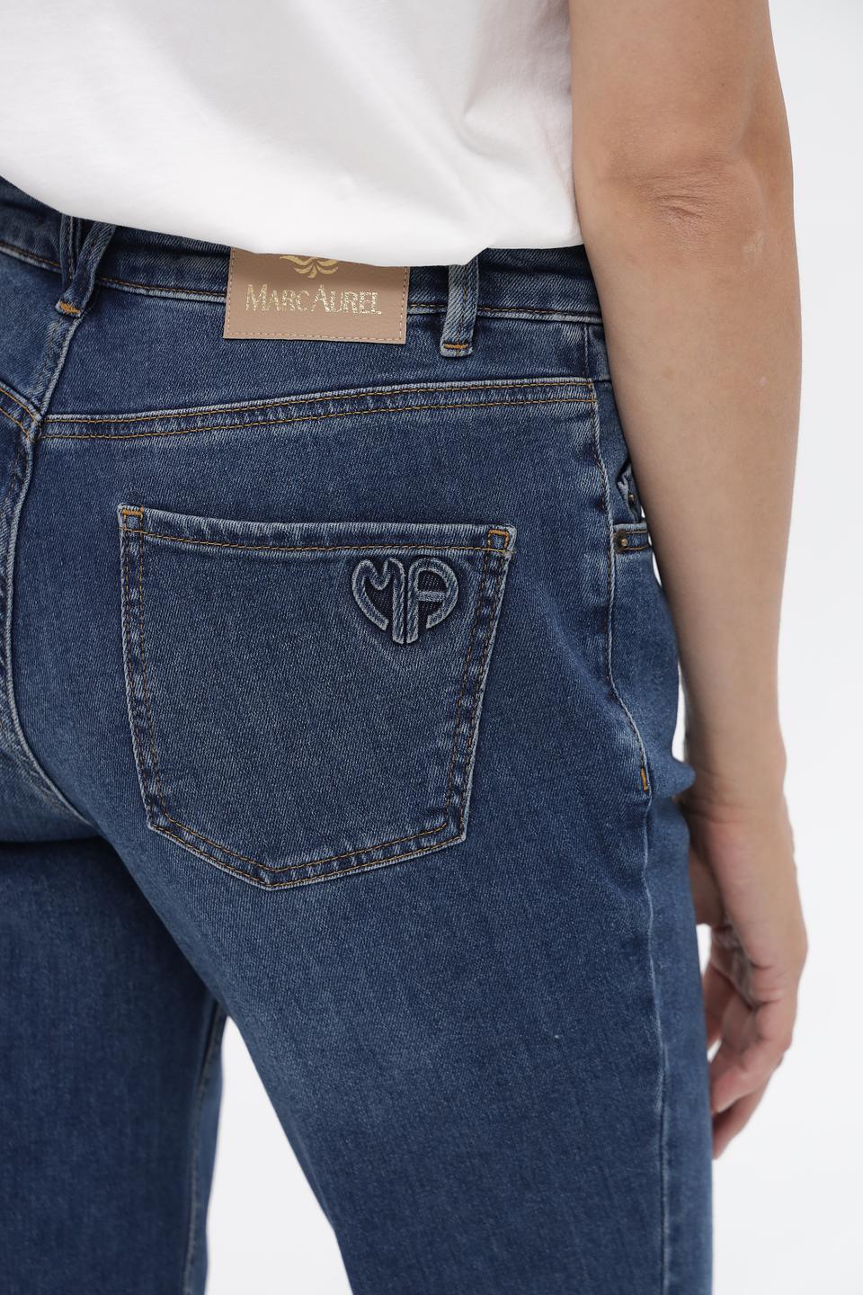 Джинсы прямые Marc Aurel синие