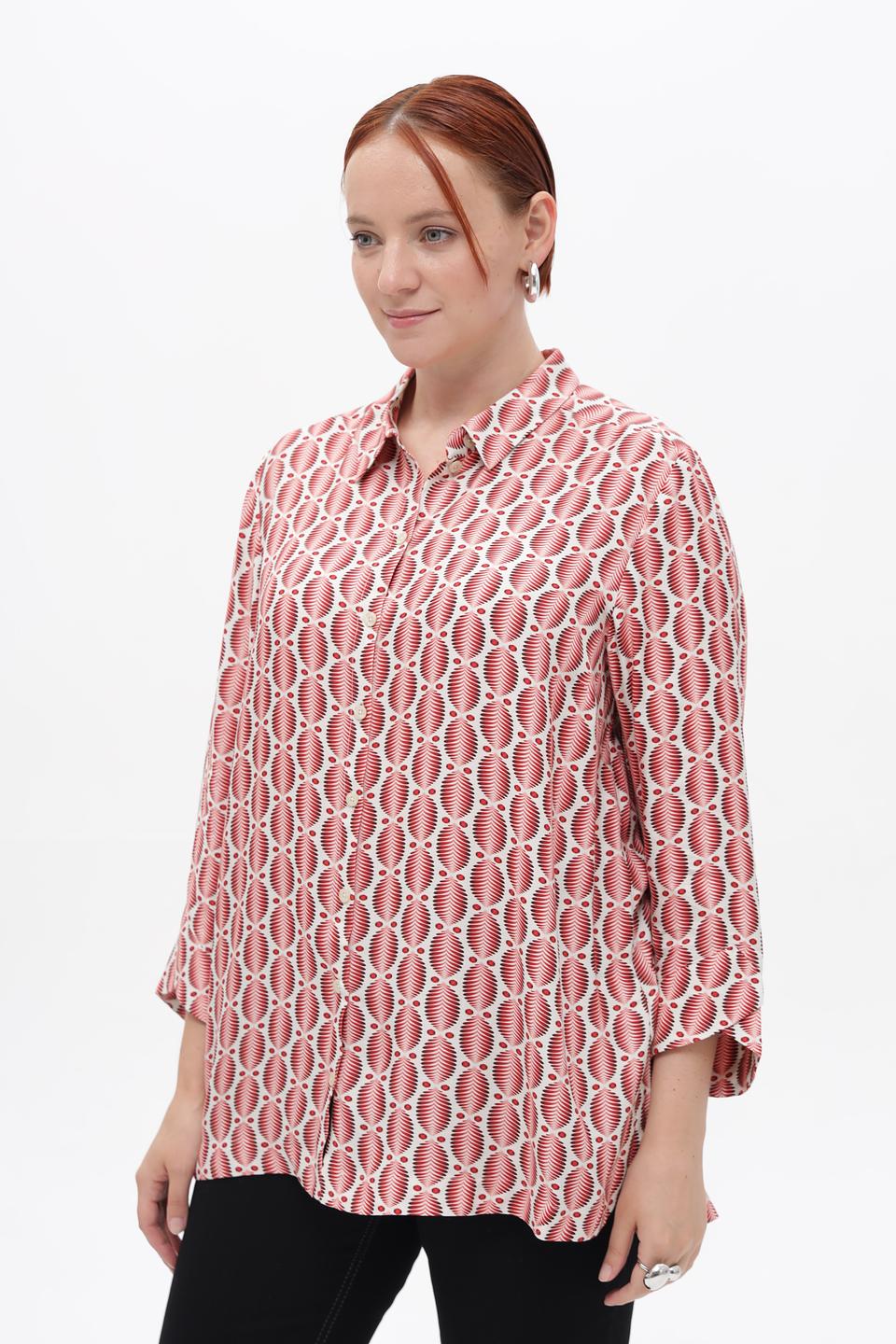 Блузка Frapp с геометричным принтом