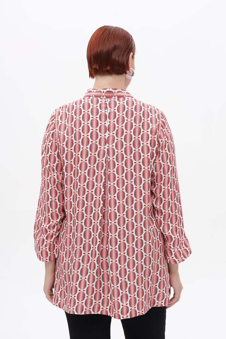 Блузка Frapp с геометричным принтом
