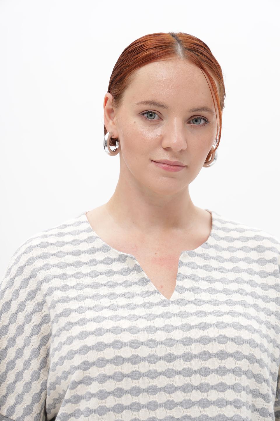 Пуловер Frapp с геометрическим принтом