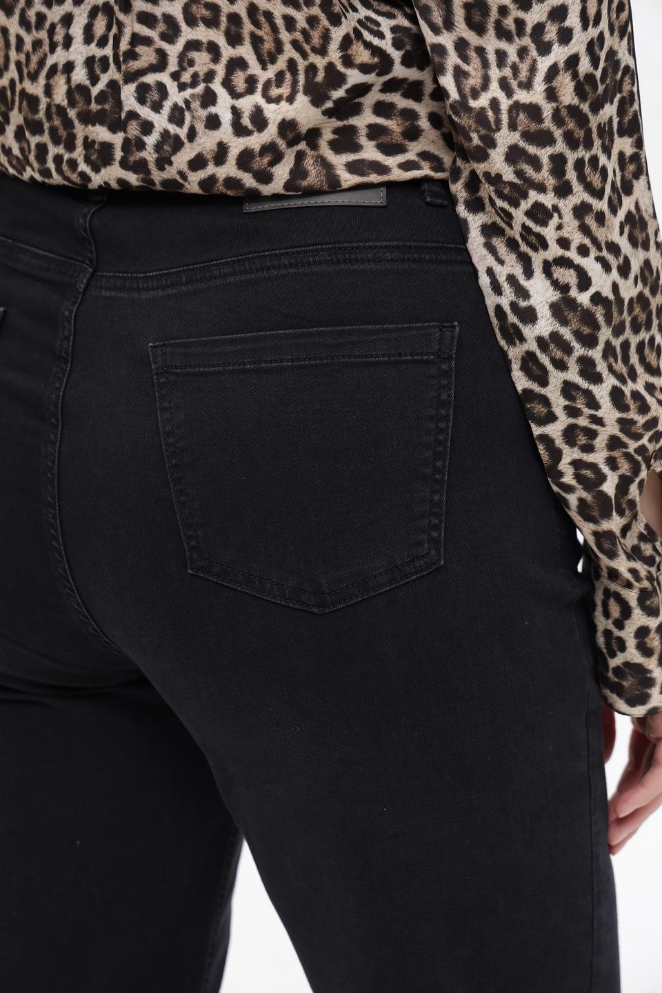 Джинсы Frapp клеш черные