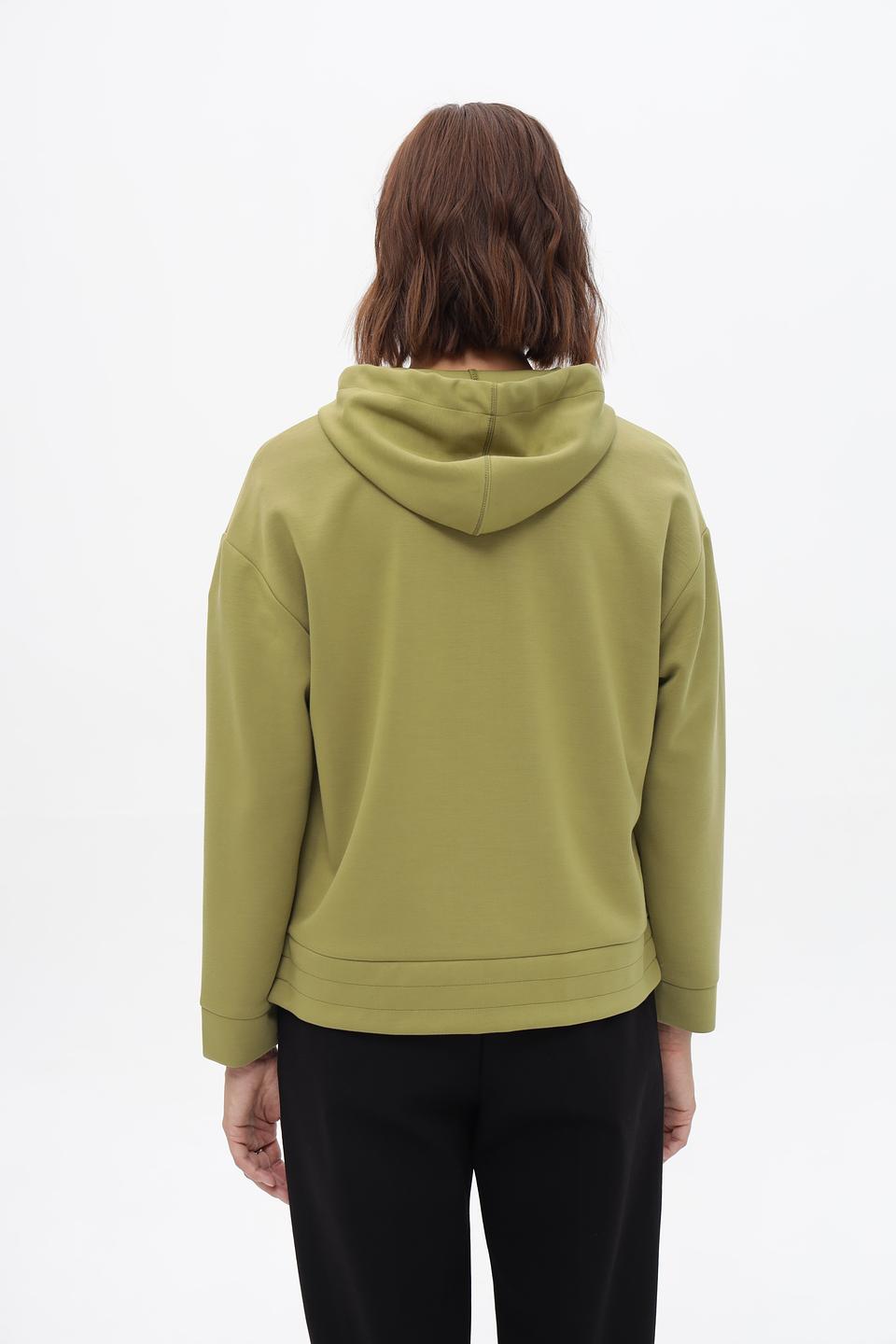 Жакет Lebek на молнии оливковый