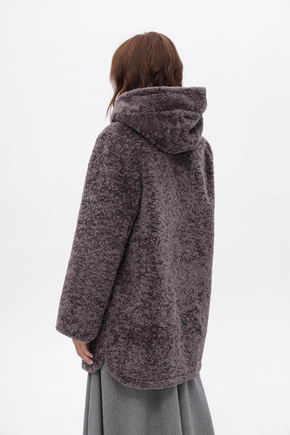 Шуба Electra style серая