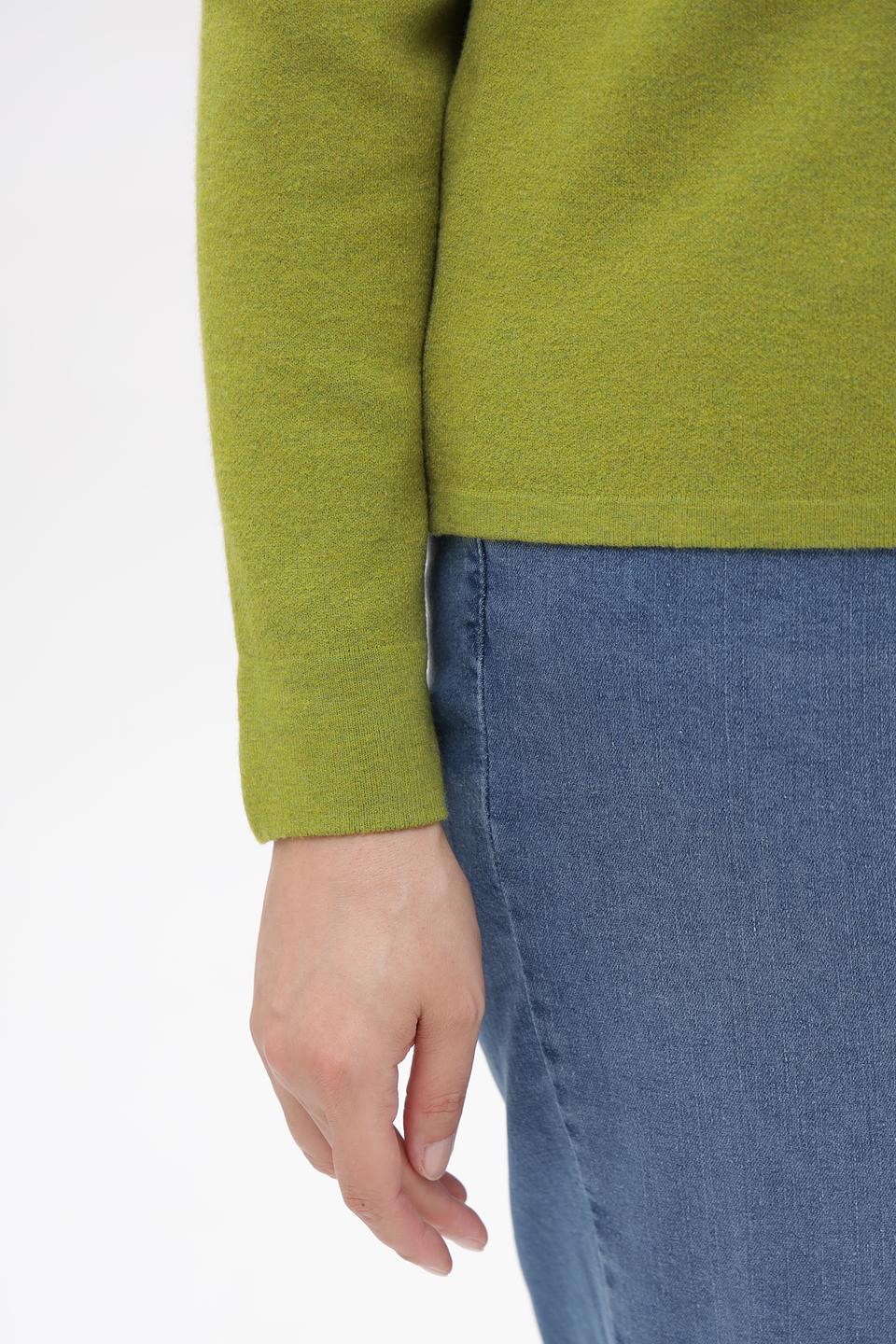 Жакет Lebek зелёный приталенный