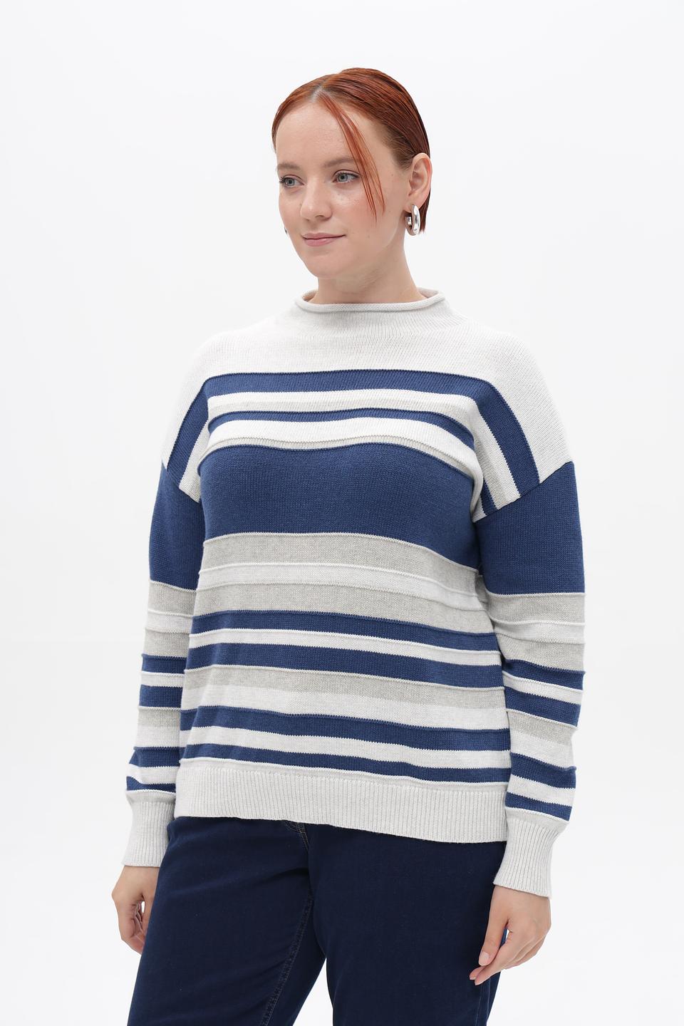 Пуловер Barbara Lebek в полоску