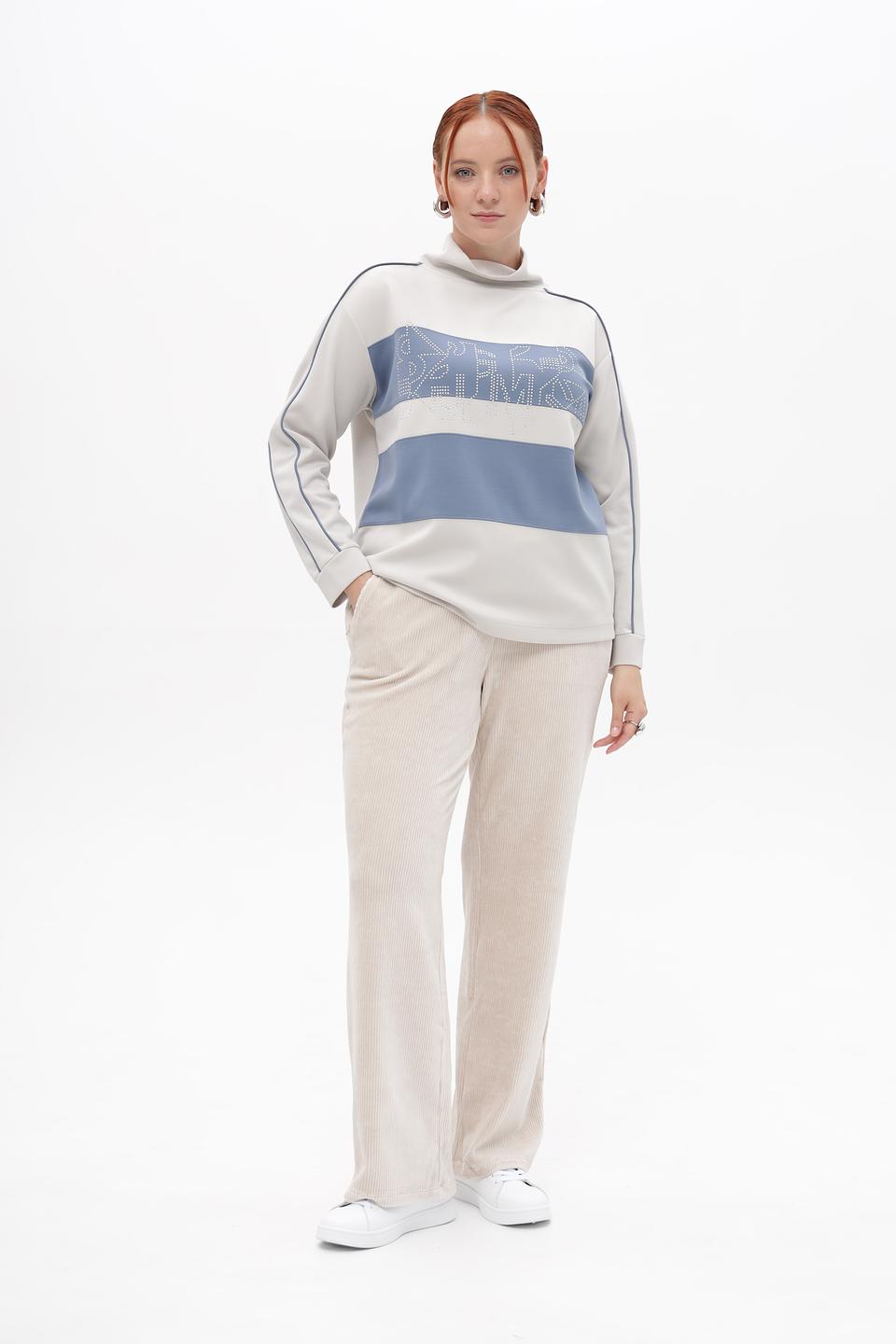 Пуловер Lebek с декором