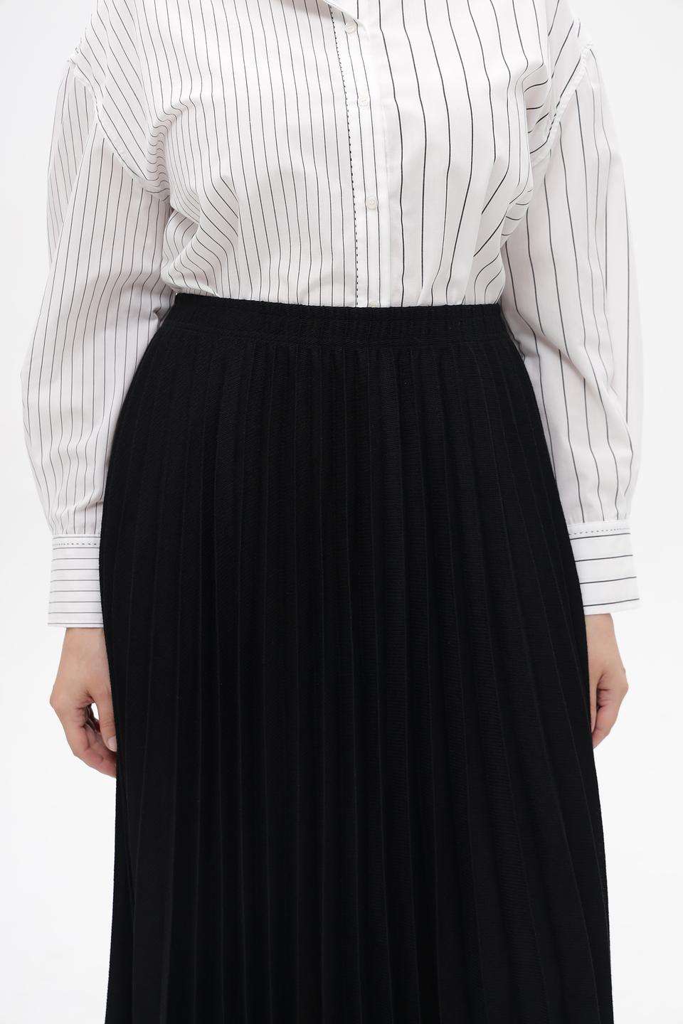 Юбка Margittes плиссированная черная