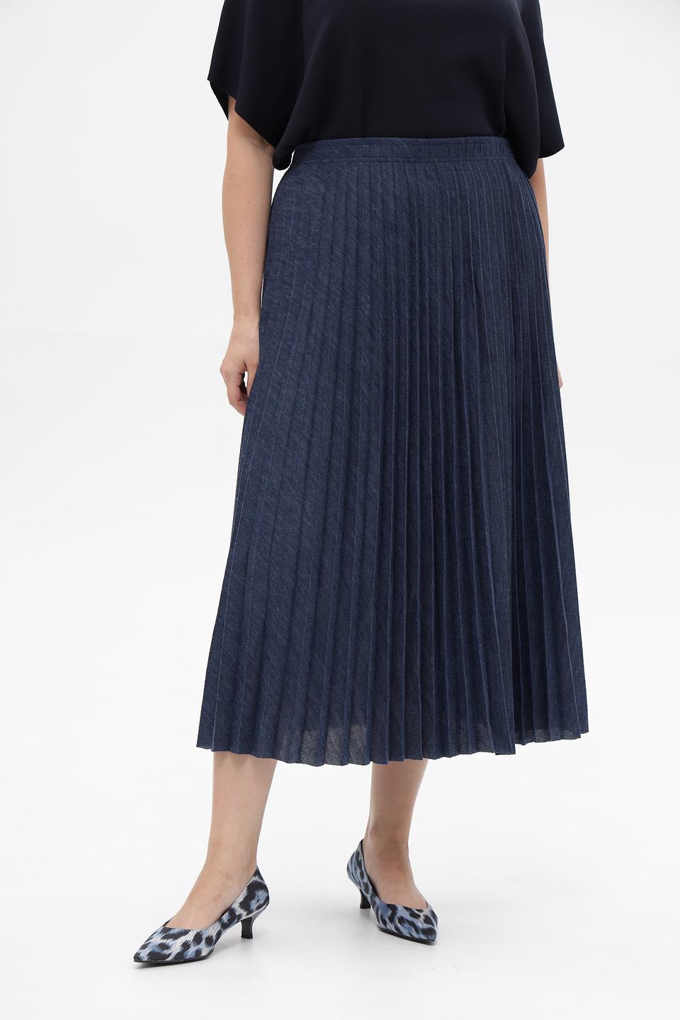 Юбка Margittes плиссированная синяя