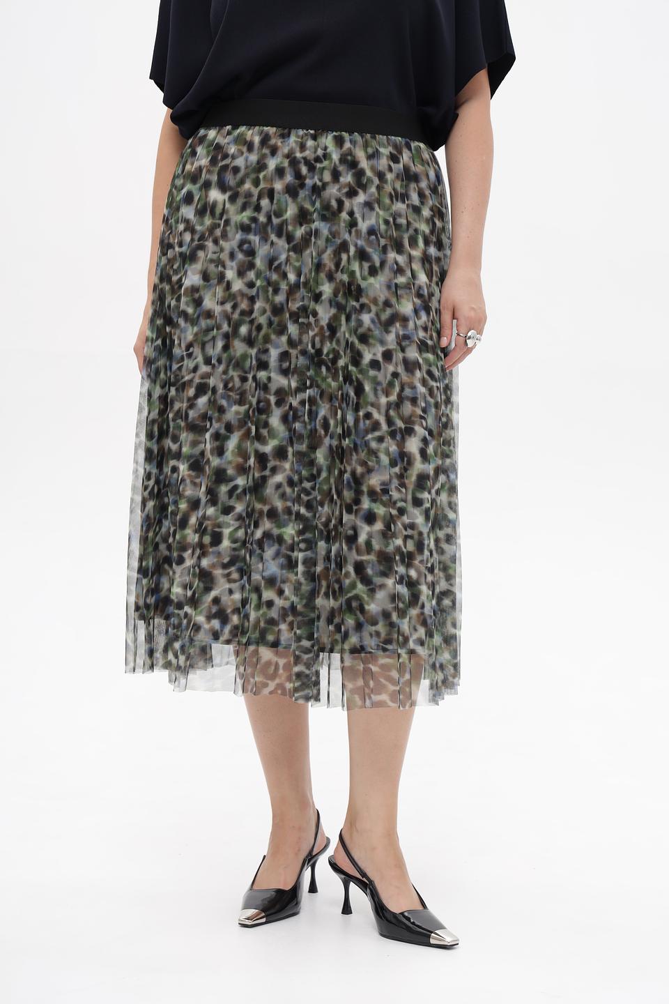 Юбка Rabe collection с леопардовым принтом