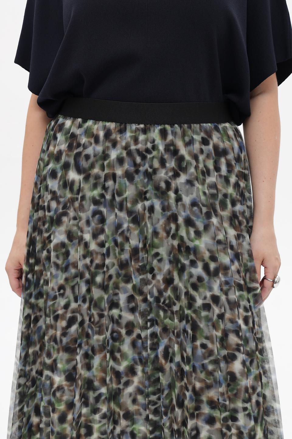 Юбка Rabe collection с леопардовым принтом